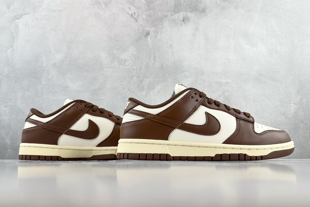 Nike Dunk Low ”Surfaces In Brown And Sail Chocolate Brown White DD1503-124