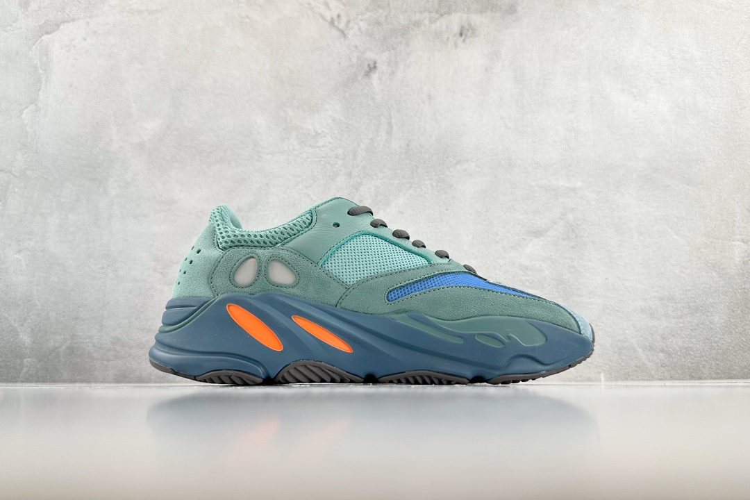 290 adidas originals Yeezy boost 700 青铜器 ”Faded Azure”'橄榄绿 GZ2002