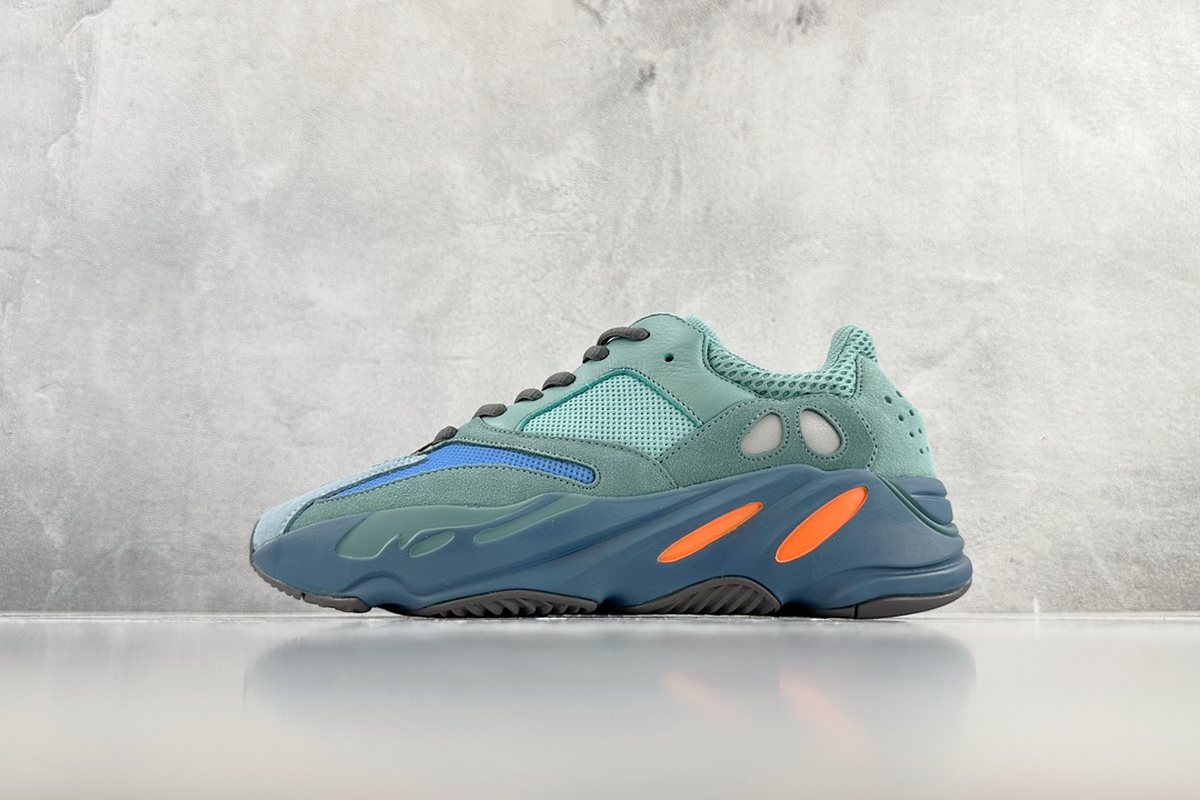 290 adidas originals Yeezy boost 700 青铜器 ”Faded Azure”'橄榄绿 GZ2002