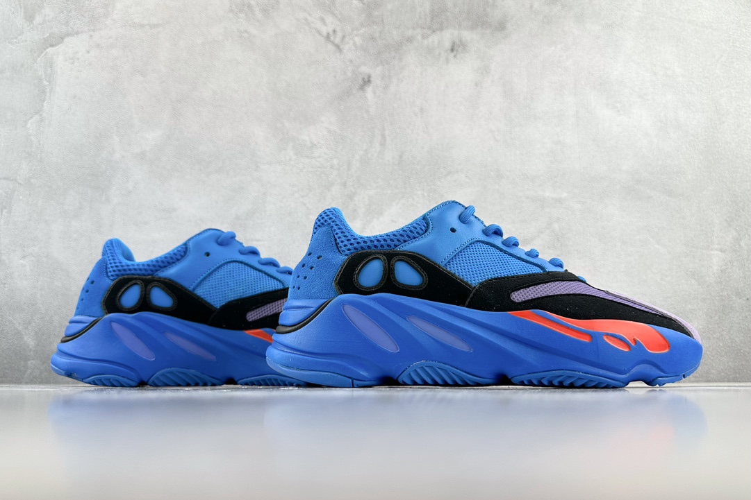 290 adidas originals Yeezy boost 700 蓝色 Hi-Res Blue HP6674