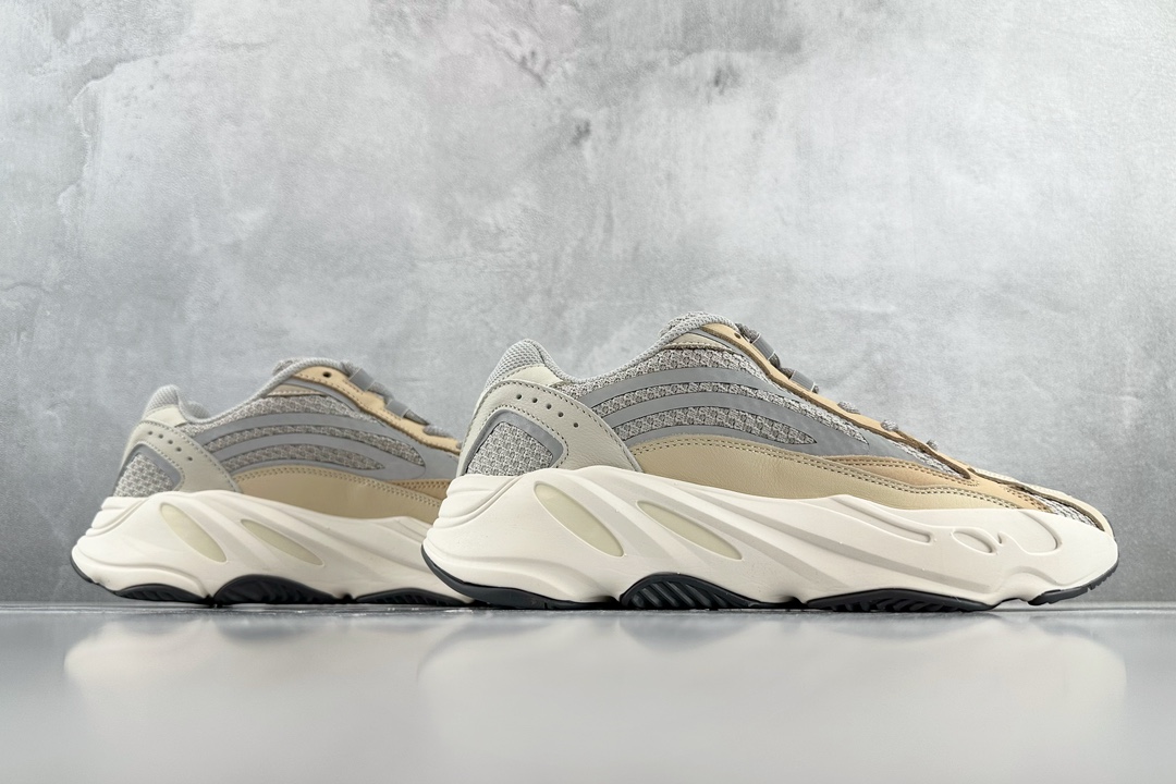 adidas originals Yeezy boost 700 V2 brown, gray, white and cream ”Cream” GY7924