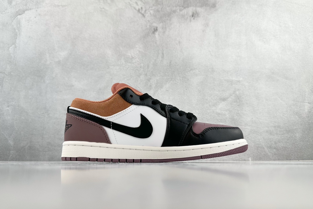 Jordan Air Jordan 1 Low White Brown Purple FB9907-102