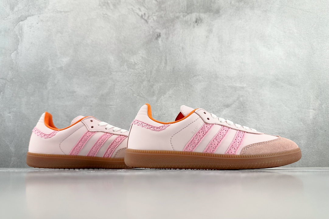 Export order custom sneakers adidas originals Samba OG steam puppet sweetheart Barbie dopamine pink white IG5932