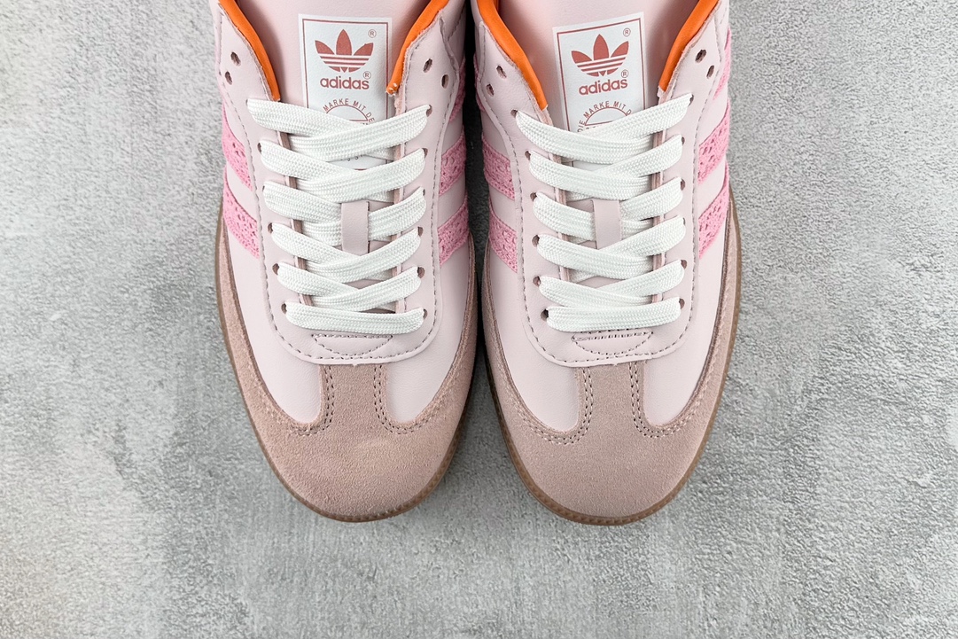 Export order custom sneakers adidas originals Samba OG steam puppet sweetheart Barbie dopamine pink white IG5932