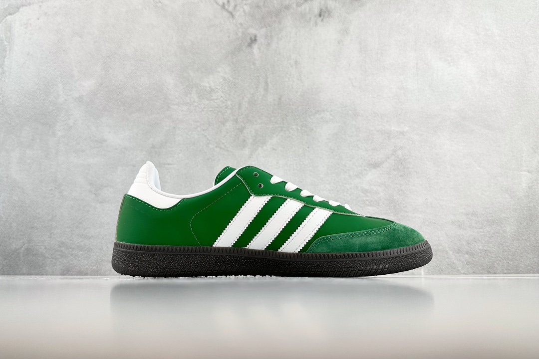 Export order custom sneakers adidas originals Samba OG berry engraved green white green IG1024