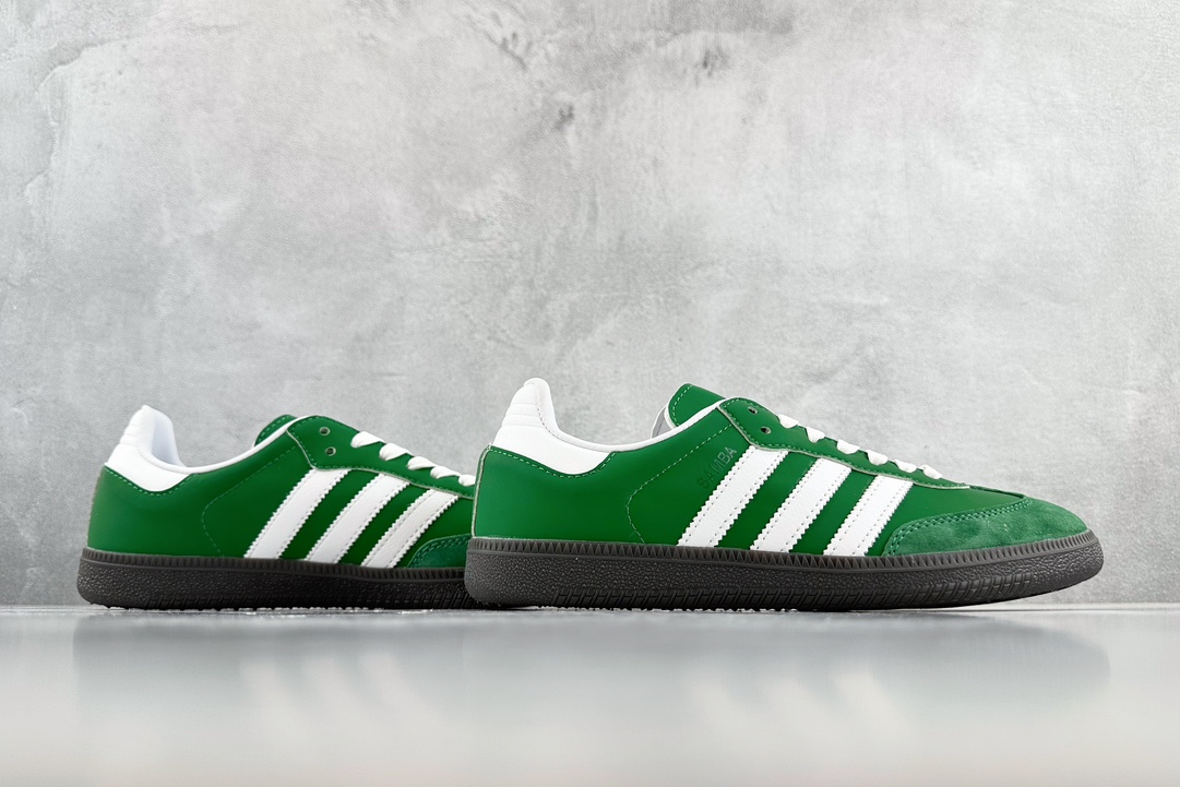 Export order custom sneakers adidas originals Samba OG berry engraved green white green IG1024