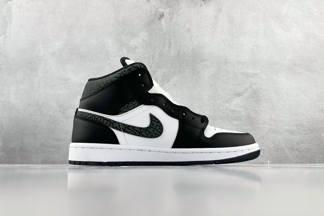 Jordan Air Jordan 1 Mid SE ”Panda Elephant”黑白 FB9911-001