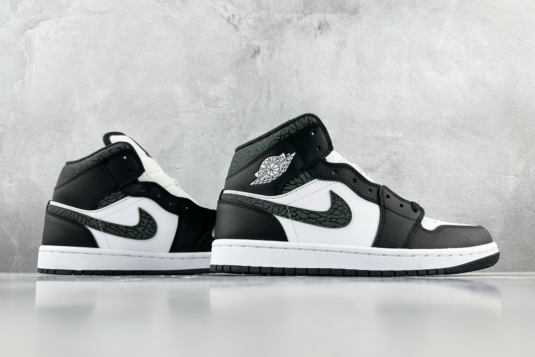 Jordan Air Jordan 1 Mid SE ”Panda Elephant”黑白 FB9911-001