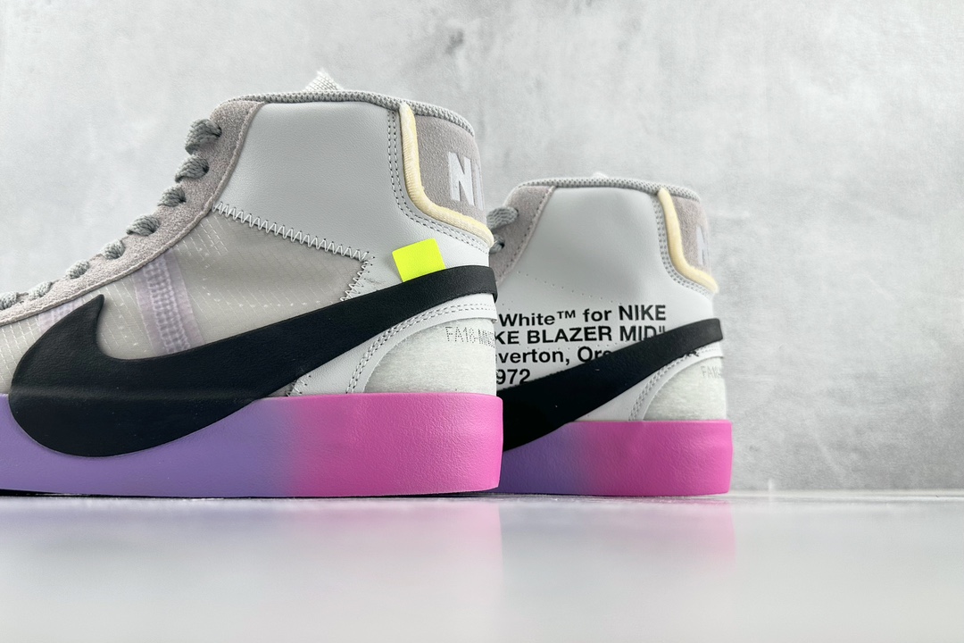 OFF-WHITE x Nike Blazer Mid Wolf ”Grey Serena”THE TEN AA3832-002