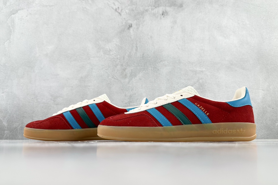 150 adidas originals Gazelle red and white IG4996