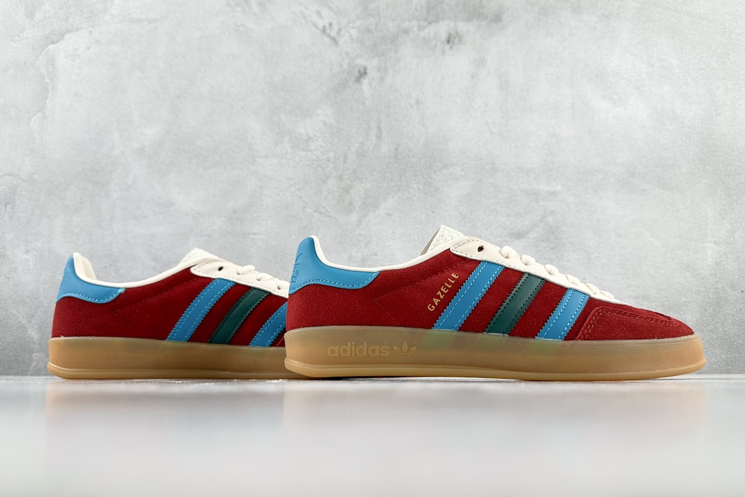 150 adidas originals Gazelle red and white IG4996