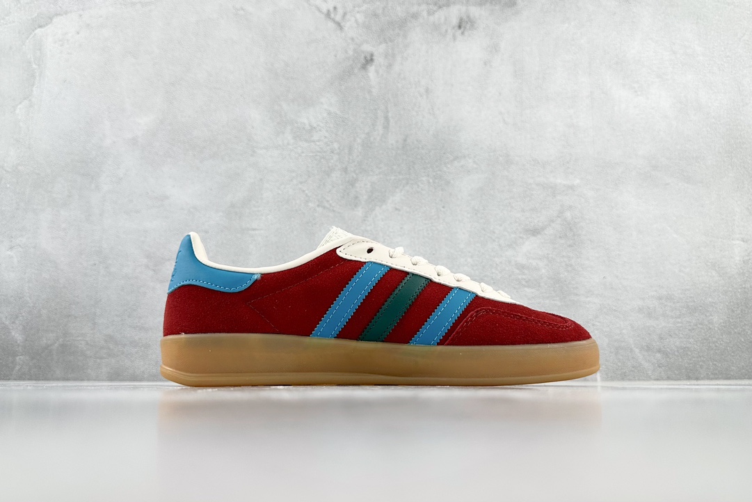 150 adidas originals Gazelle red and white IG4996