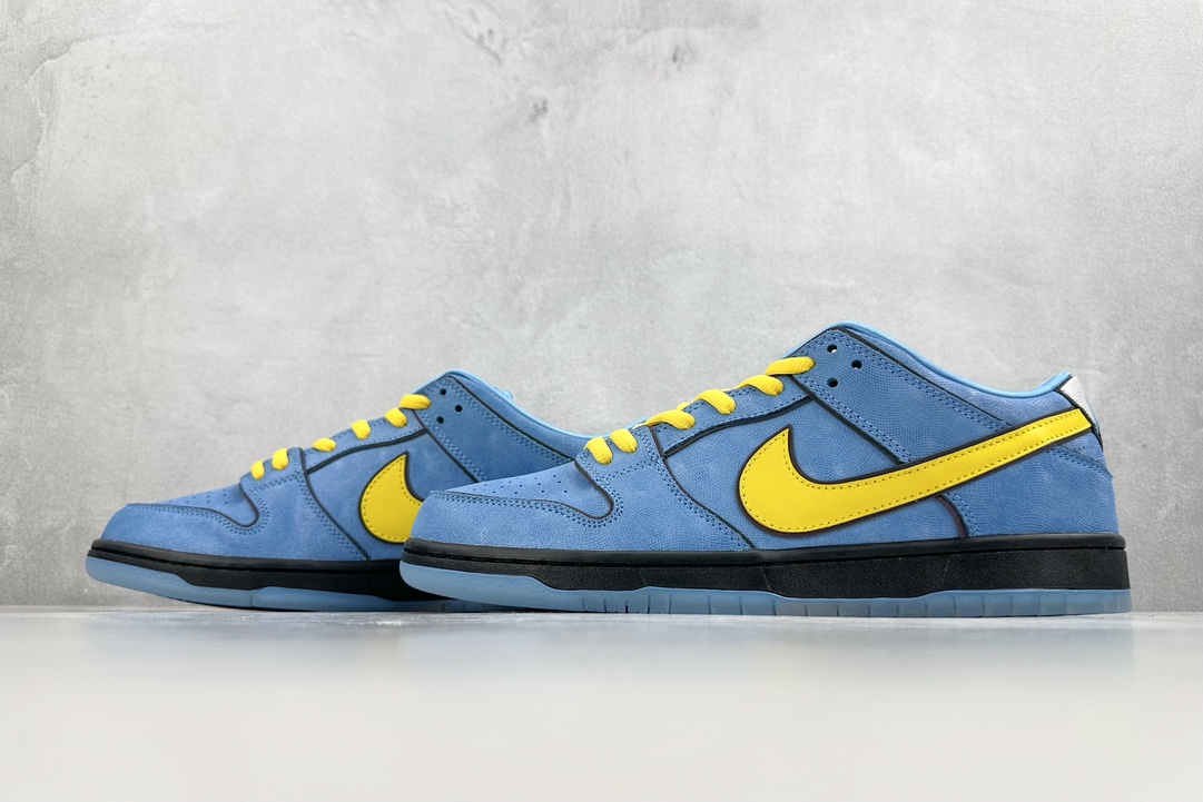 The Powerpuff Girls x Nike Dunk SB Low 飞天小女警联名 泡泡 浅蓝 FZ8320-400