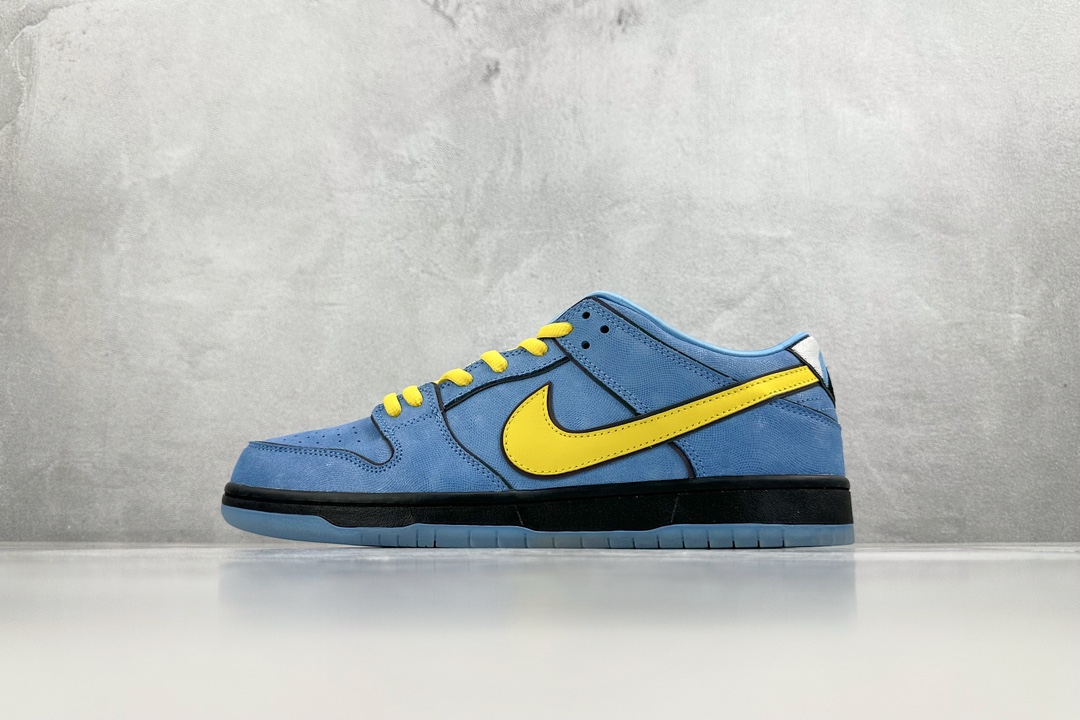 The Powerpuff Girls x Nike Dunk SB Low 飞天小女警联名 泡泡 浅蓝 FZ8320-400