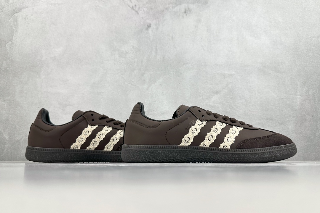 Custom sneakers adidas originals Samba berry brown B75807