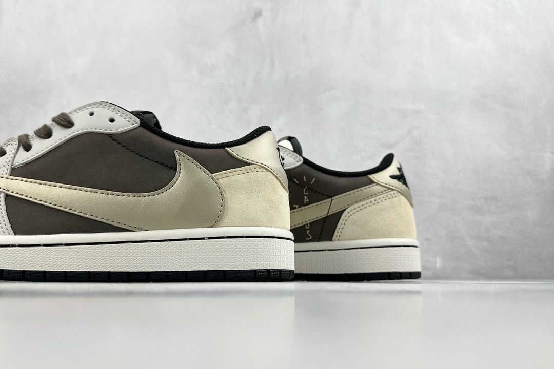 定制 Travis Scott x Fragment x Air Jordan 1 Low TS联名倒勾 DM7866-816