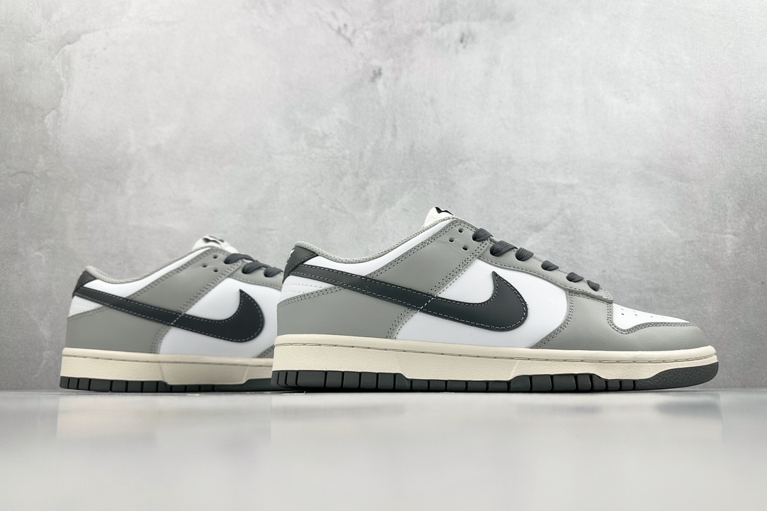 最新外贸批次 Nike Dunk Low ”Light Smoke Grey” 白灰 DD1503-117