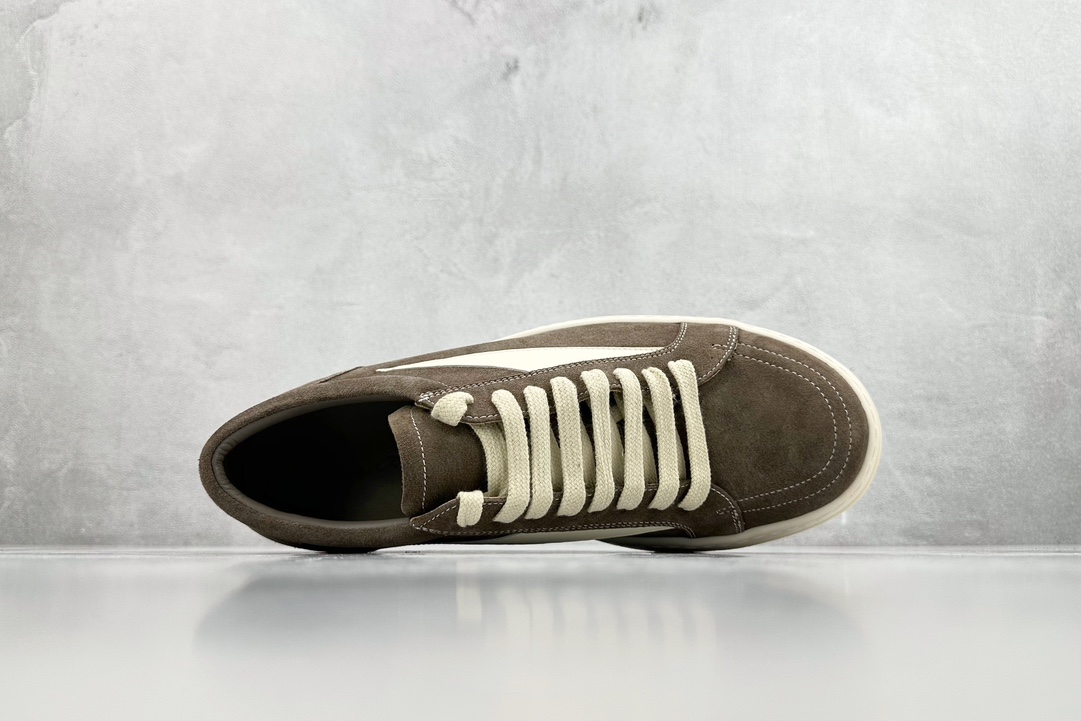 RICK OWENS/RO Round Toe Lace-Up Brown RU02C7897LWNLVS-411