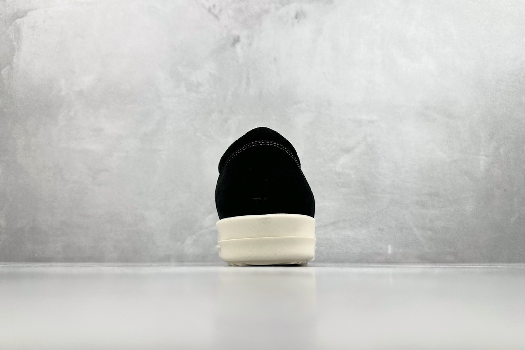 RICK OWENS/RO suede black and white RU01C4897LVSLPO-911