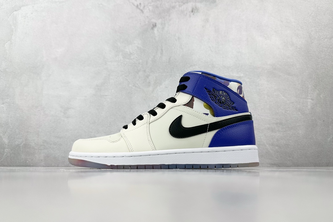 综合版 Jordan Air Jordan 1 Air Jordan 1 Mid ”Flower Garden”’ 白紫 FD4330-101