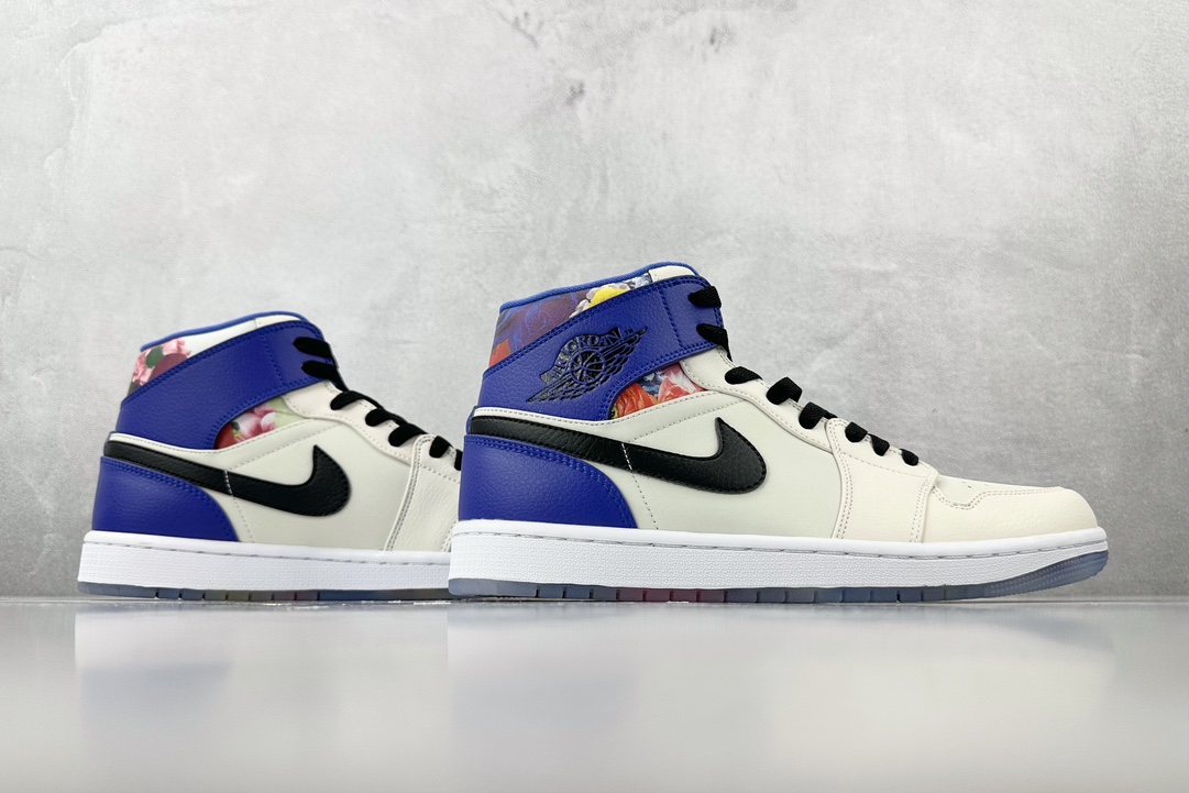 综合版 Jordan Air Jordan 1 Air Jordan 1 Mid ”Flower Garden”' 白紫 FD4330-101