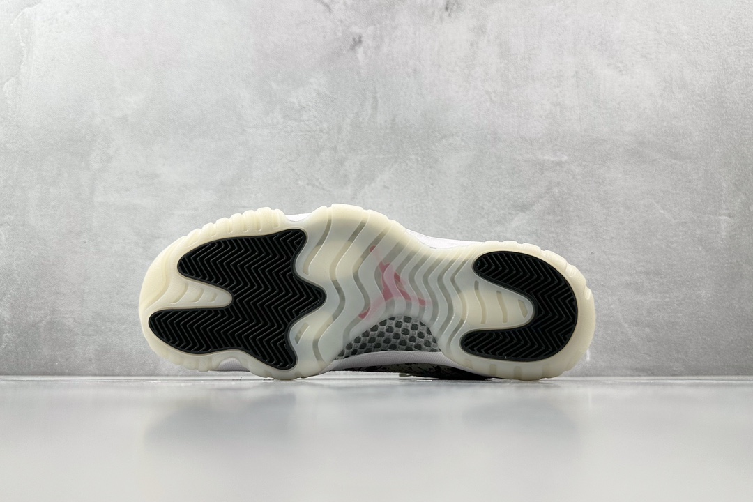 纯原口碑神作外贸特供JordanAirJordan11snakeskin白色货号CD6846002尺码4