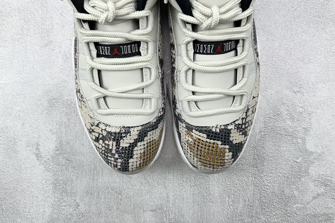 纯原口碑神作外贸特供JordanAirJordan11snakeskin白色货号CD6846002尺码4