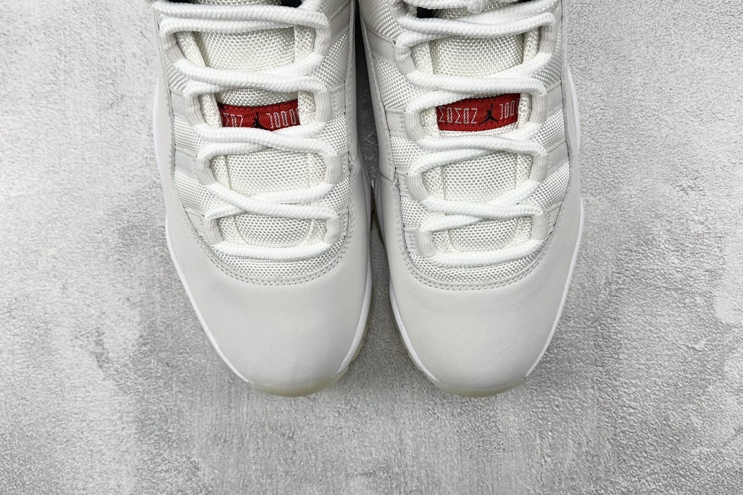 纯原口碑神作外贸特供JordanAirJordan11platinumtint白红兔八哥白红货号3780