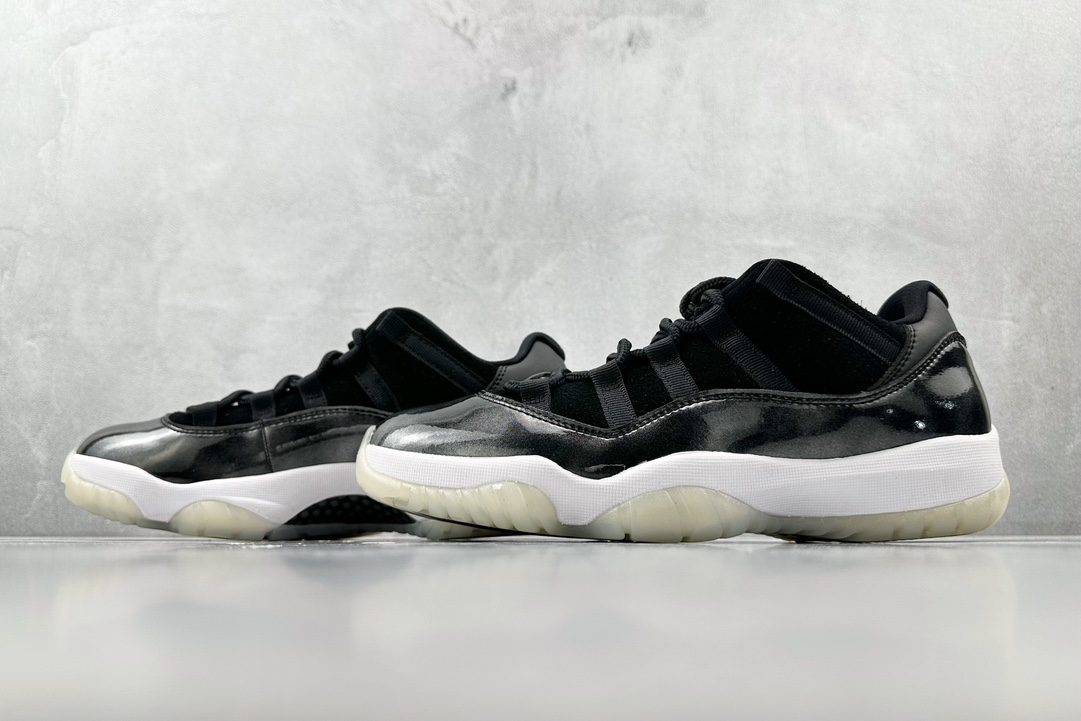 纯原口碑神作外贸特供JordanAirJordan11retrolowbarons黑色货号5288950