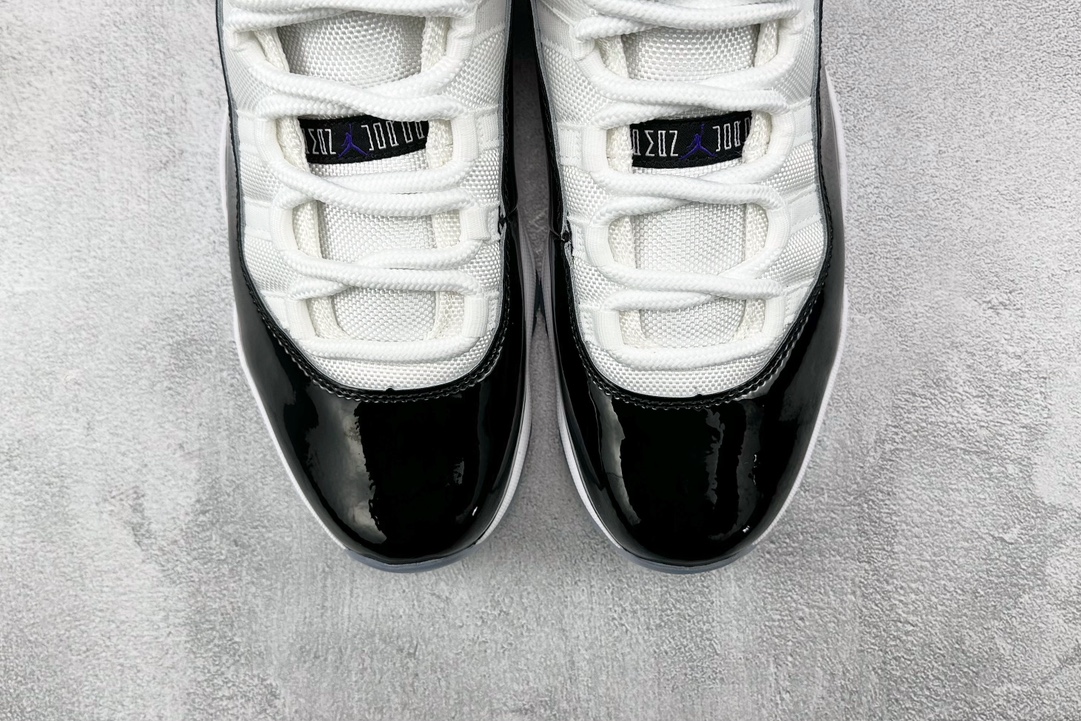 纯原口碑神作外贸特供JordanAirJordan11concord黑白货号378037100尺码363