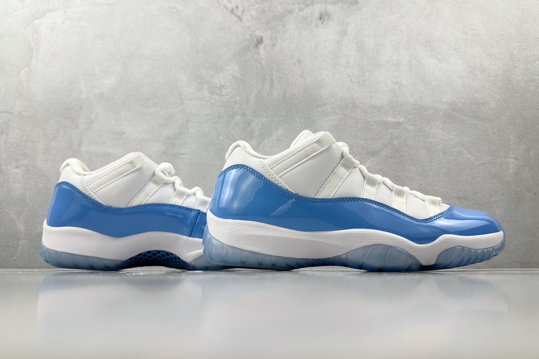 纯原口碑神作外贸特供JordanAirJordan11retrolow“unc”北卡蓝货号5288951