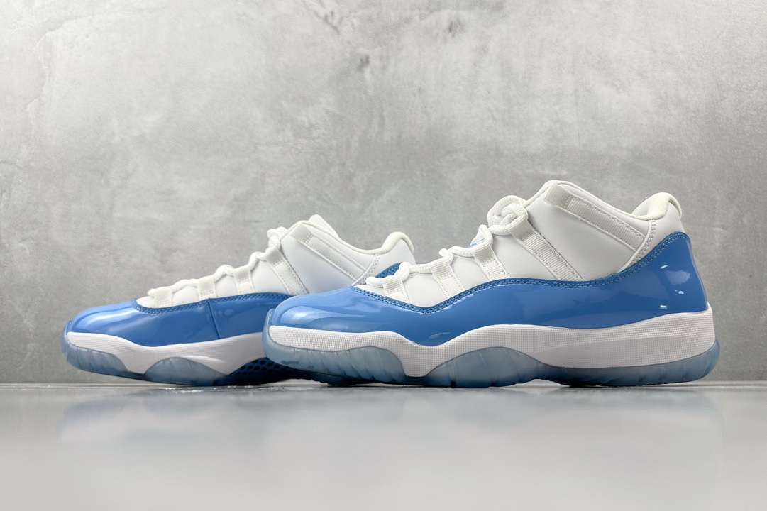 纯原口碑神作外贸特供JordanAirJordan11retrolow“unc”北卡蓝货号5288951