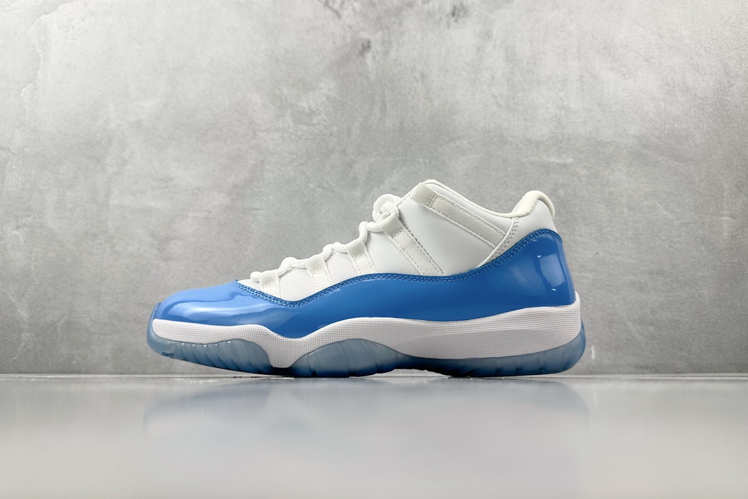 纯原口碑神作外贸特供JordanAirJordan11retrolow“unc”北卡蓝货号5288951