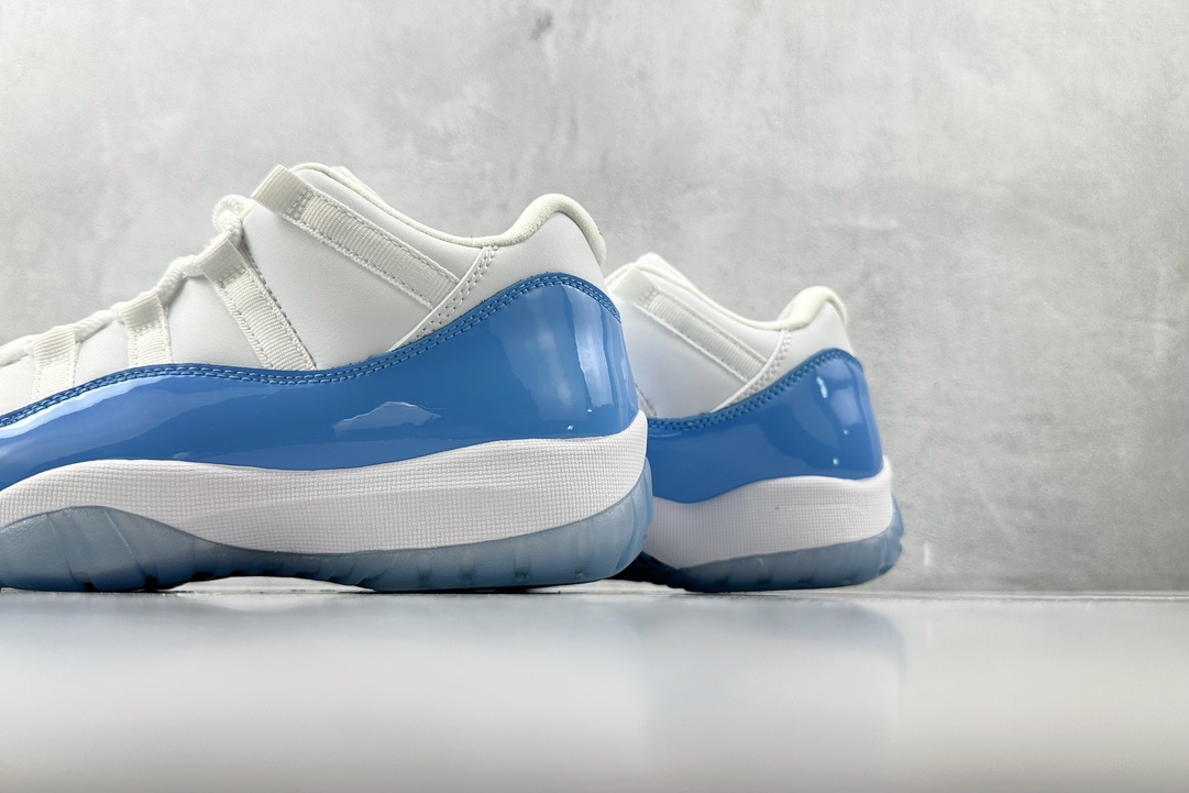 纯原口碑神作外贸特供JordanAirJordan11retrolow“unc”北卡蓝货号5288951