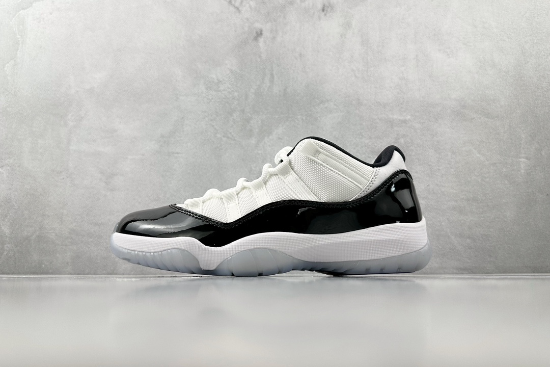 纯原口碑神作外贸特供JordanAirJordan11retrolowconcord康扣黑白货号5288