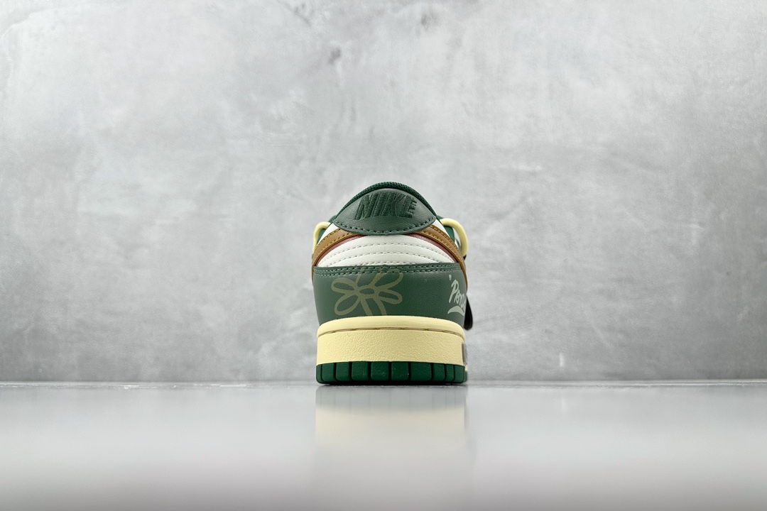  
【定制球鞋】 Nike Dunk Low 熊猫恶作剧 街头涂鸦 绿橙

货号：DD1391-300
