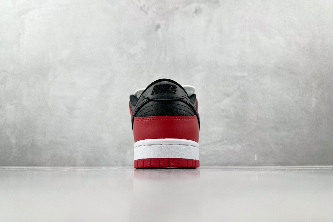 口碑神作 外贸特供 Nike Dunk SB Low Pro ”chicago” 芝加哥 黑白红 BQ6817-600