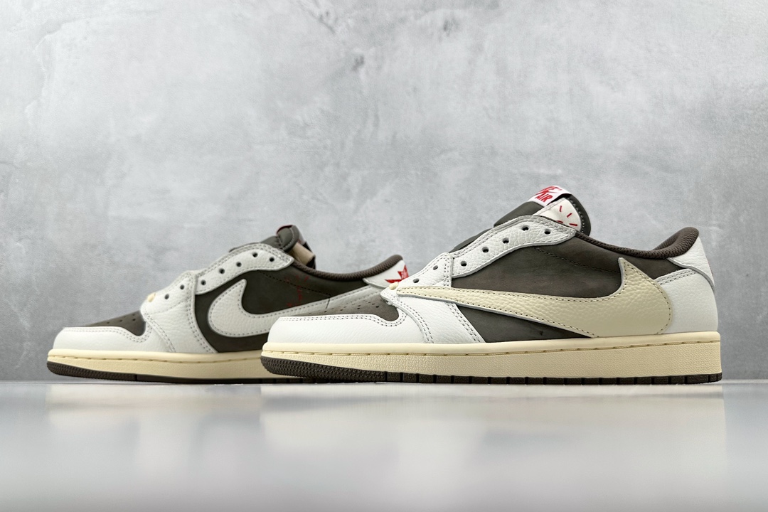 350 Travis Scott x Jordan Air Jordan 1 Low OG SP ”Sailand Ridgerock”倒钩3.0白棕色 DM7866-162