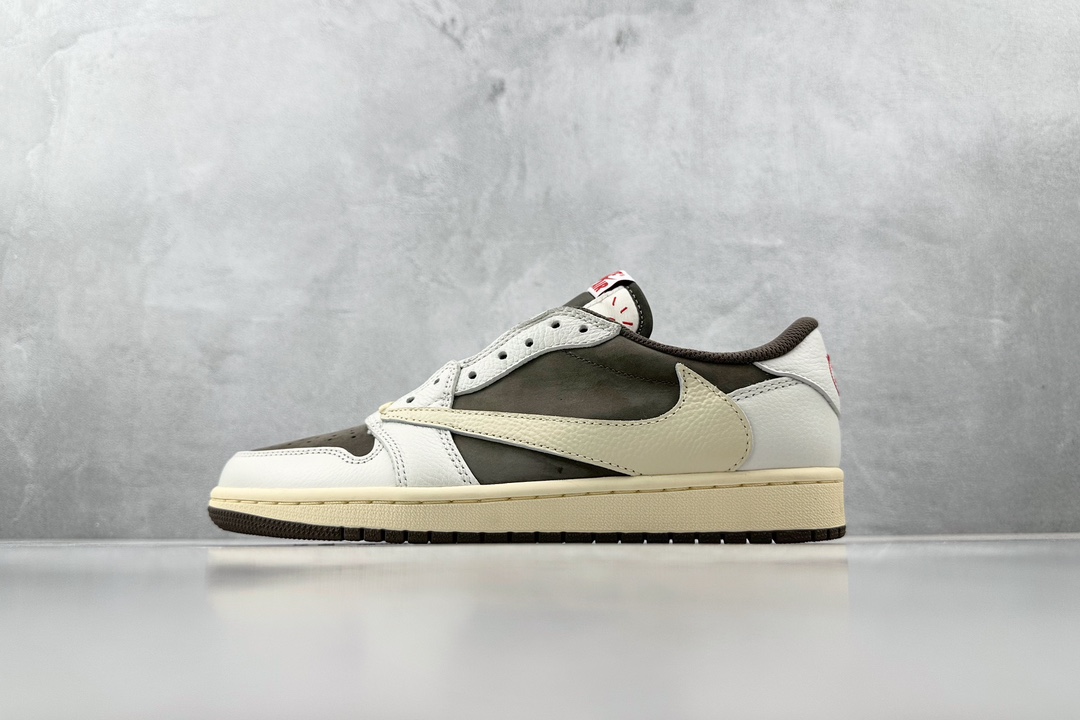 350 Travis Scott x Jordan Air Jordan 1 Low OG SP ”Sailand Ridgerock”倒钩3.0白棕色 DM7866-162