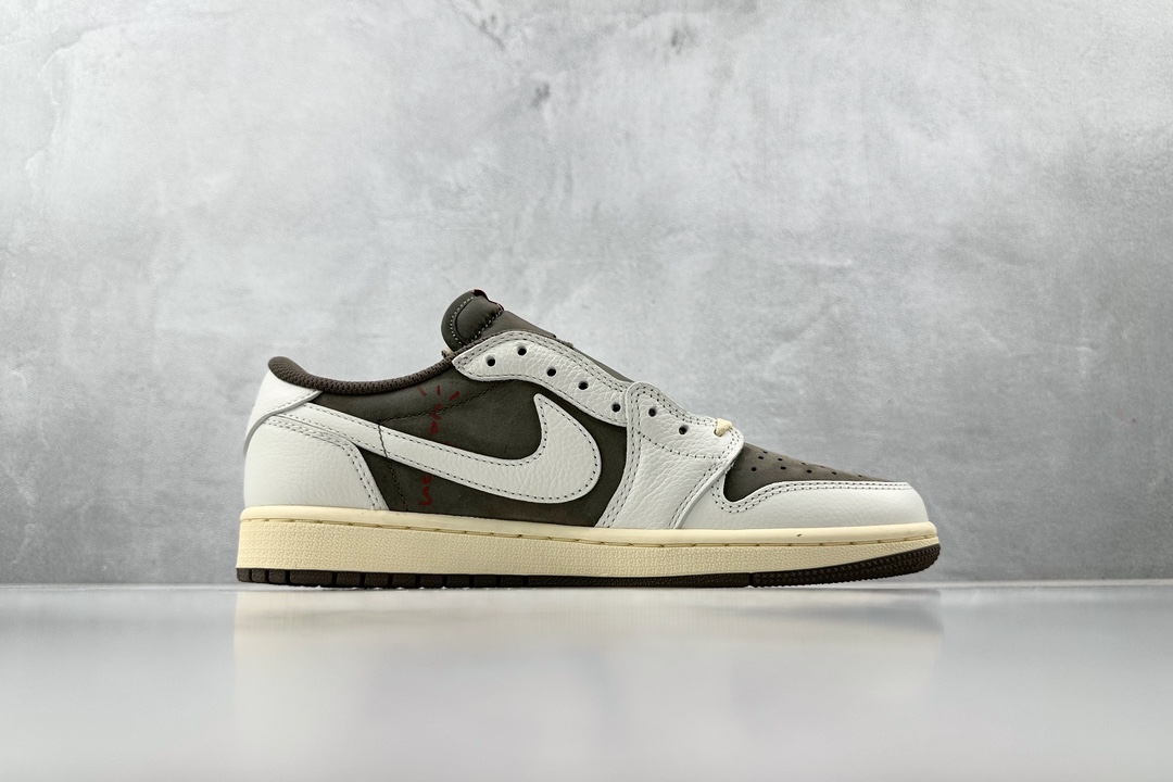 350 Travis Scott x Jordan Air Jordan 1 Low OG SP ”Sailand Ridgerock”倒钩3.0白棕色 DM7866-162