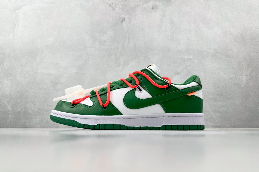 Off-White x Nike Dunk LOw LTHR OW联名 绿 CT0856-100