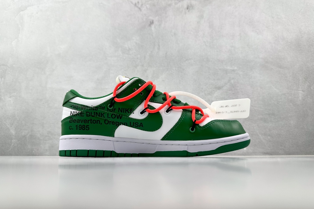 Off-White x Nike Dunk LOw LTHR OW联名 绿 CT0856-100