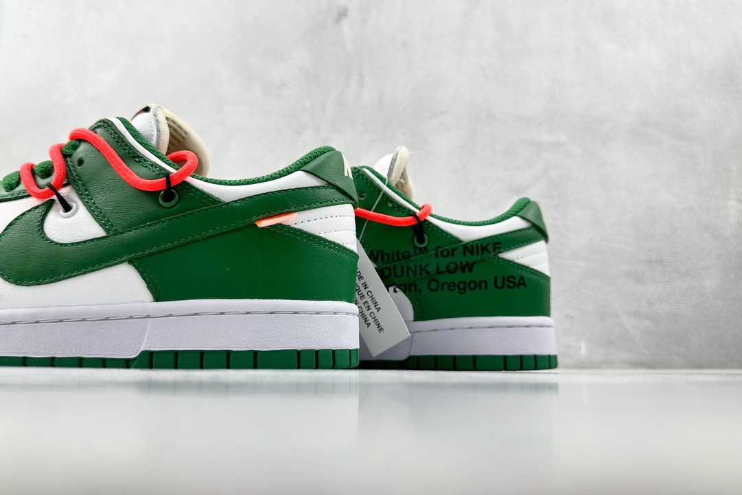 Off-White x Nike Dunk LOw LTHR OW联名 绿 CT0856-100