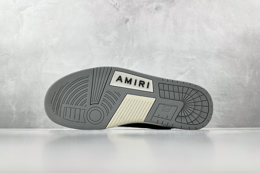 AMIRI Skel-Top Low Black Gray MFS003-016