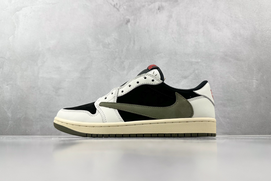 Travis Scott x Jordan Air Jordan 1 Low ”Medium Olive” 联名款黑绿橄榄 DZ4137-106