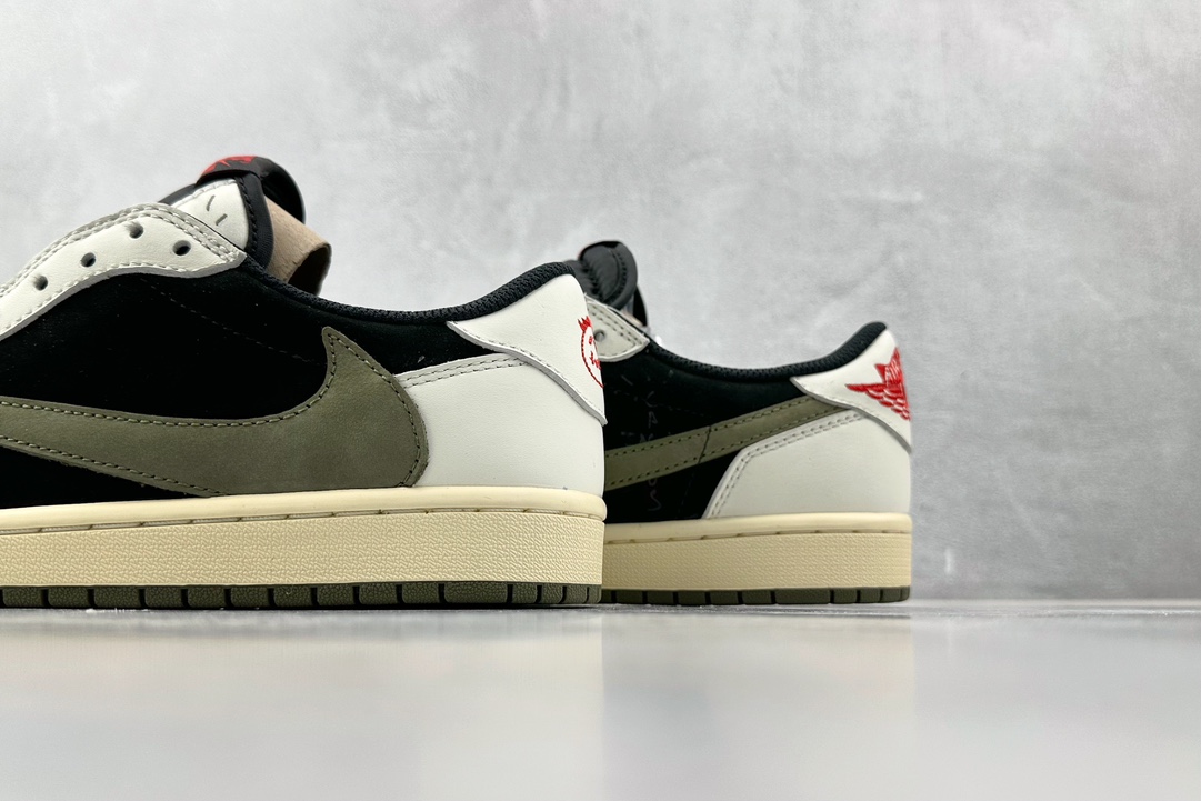 Travis Scott x Jordan Air Jordan 1 Low ”Medium Olive” 联名款黑绿橄榄 DZ4137-106