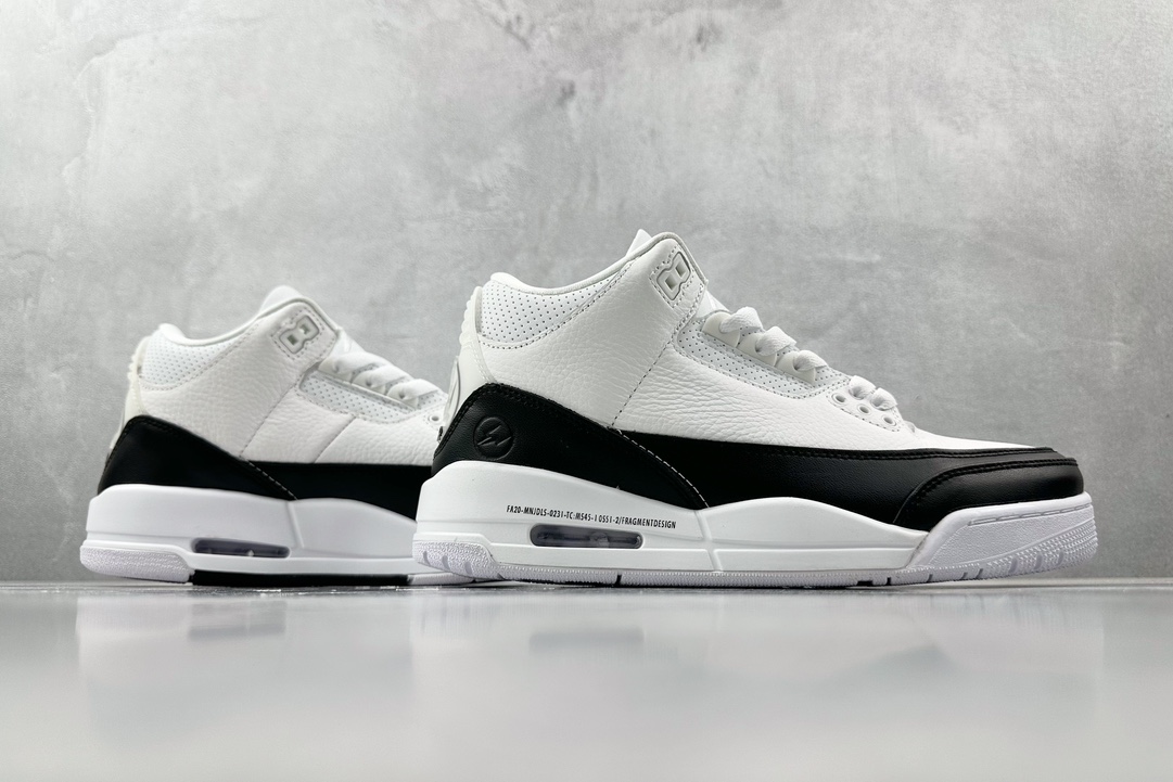 380 高端零售首选 Fragment Design x Jordan Air Jordan 3 retro spwhite”' 藤原浩DA3595-100