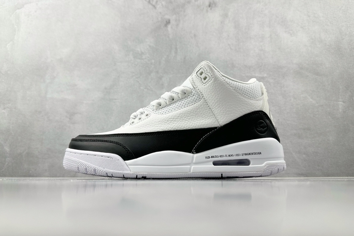 380 高端零售首选 Fragment Design x Jordan Air Jordan 3 retro spwhite”' 藤原浩DA3595-100