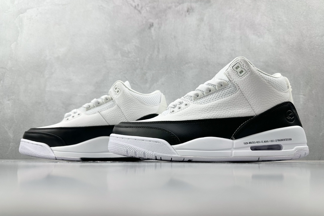 380 高端零售首选 Fragment Design x Jordan Air Jordan 3 retro spwhite”' 藤原浩DA3595-100