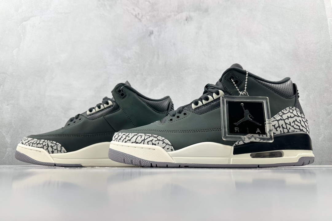 口碑神作 外贸特供 Jordan Air Jordan 3 ”Off Noir”黑 CK9246-001